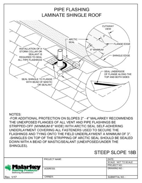 SS18B: Pipe Flashing Laminate Shingle Roof PDF