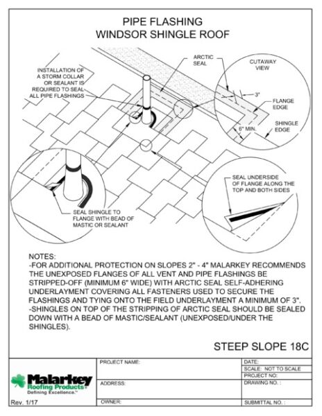 SS18C: Pipe Flashing Windsor Shingle Roof PDF