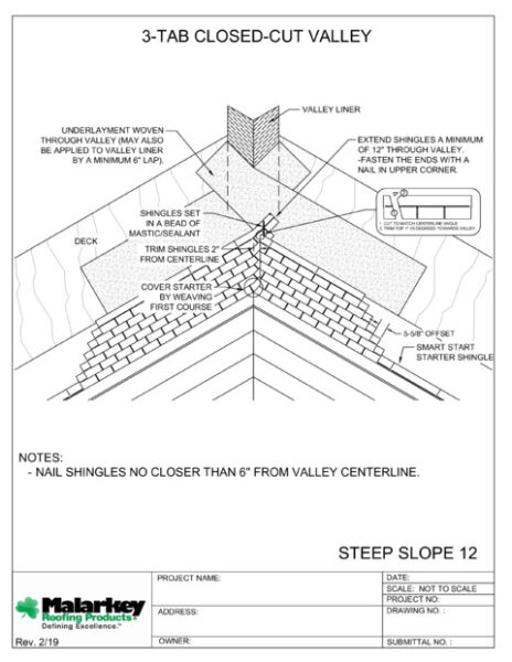 SS12: 3-Tab Closed Cut Valley PDF