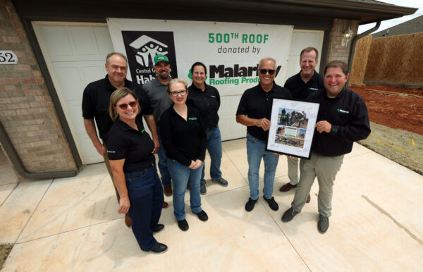 500th Malarkey Roof for Central Oklahoma Habitat for Humanity