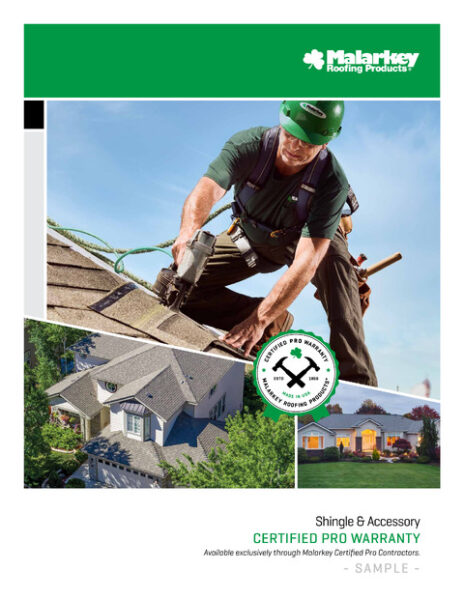 Certified Pro Warranty - Sample