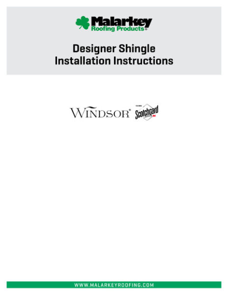 Designer Shingles Installation Guide
