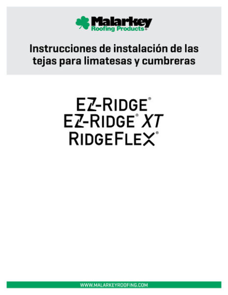 Instrucciones de Instalación de las Tejas para Limatesas y Cumbreras (Español)