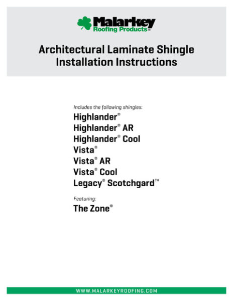 Architectural Laminate Shingles Installation Guide