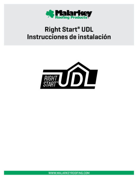 Instrucciones de Instalación de Right Start UDL (Español)