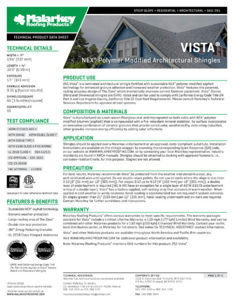 Vista Tech Data