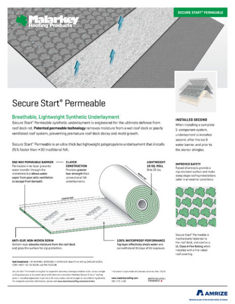1040 Secure Start Permeable Flyer