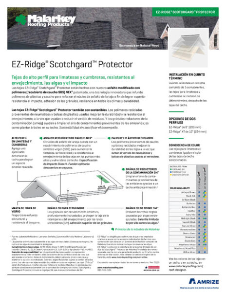 Folleto de EZ-Ridge (Español)